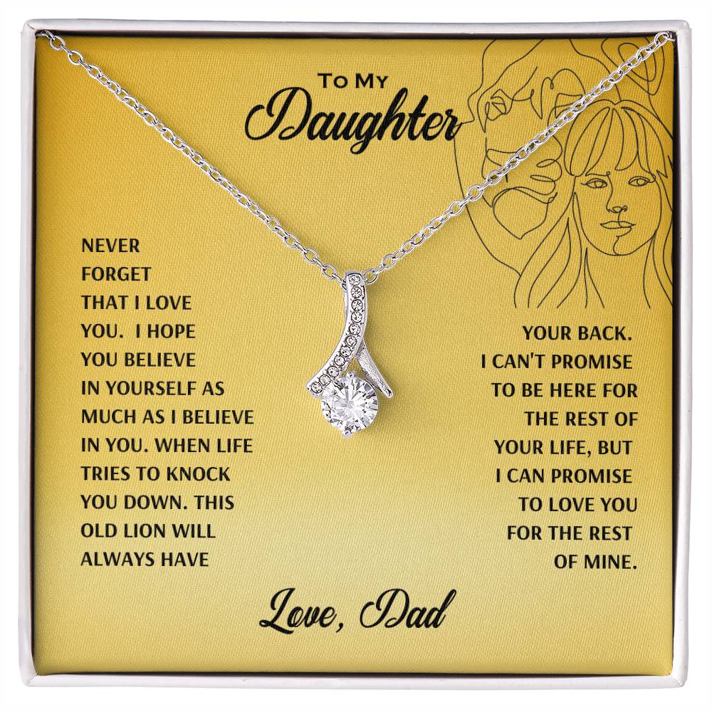 Daughter- Believe in yourself -Alluring Beauty Necklace