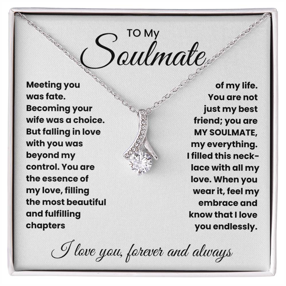 Soulmate-Beyond my control-Alluring Beauty necklace