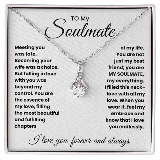 Soulmate-Beyond my control-Alluring Beauty necklace