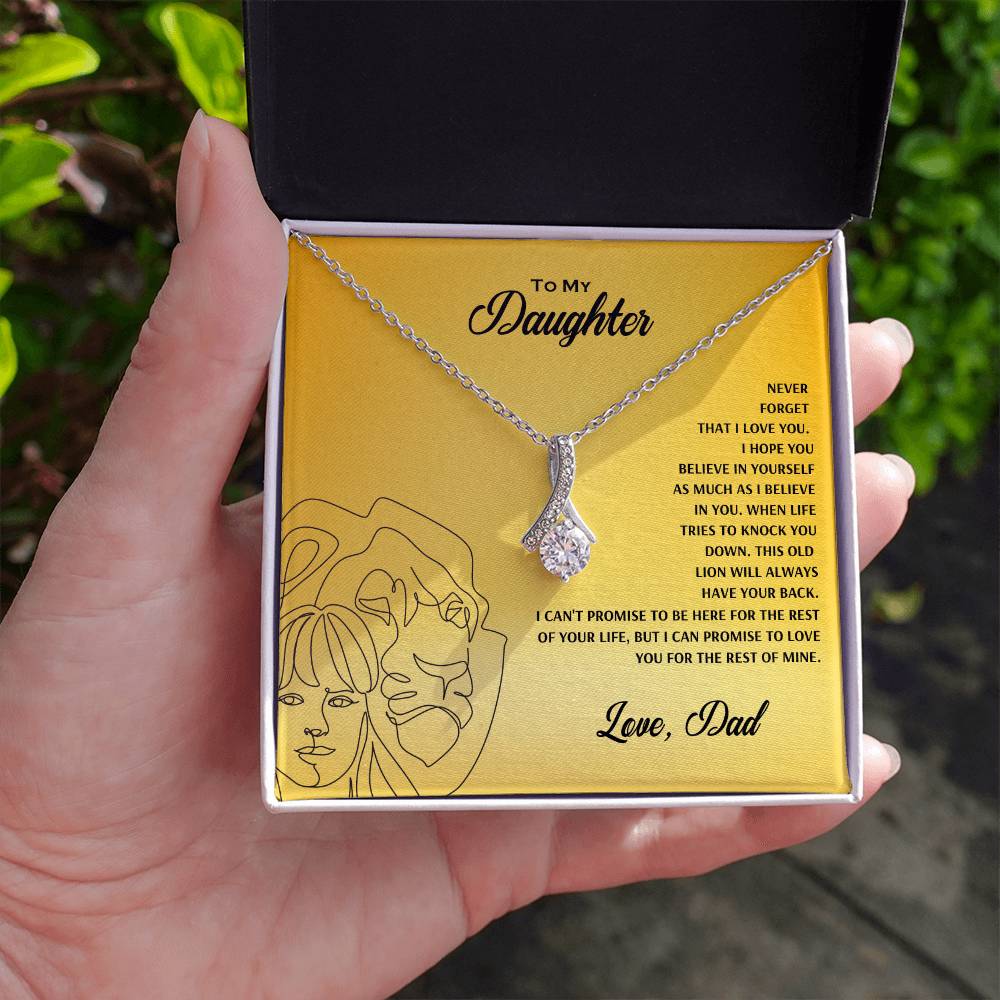 Daughter- Believe in yourself-Alluring Beauty Necklace