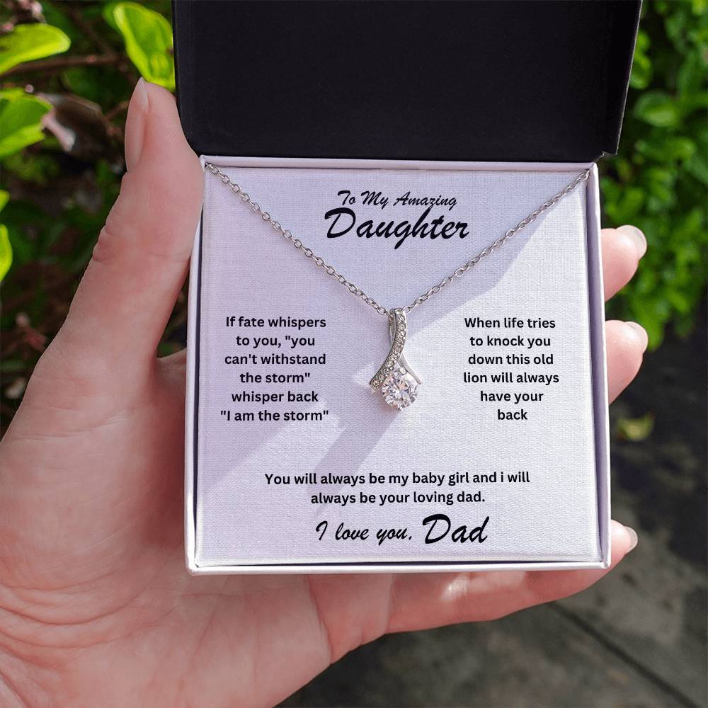 Daughter- I am the storm -Alluring Beauty Necklace