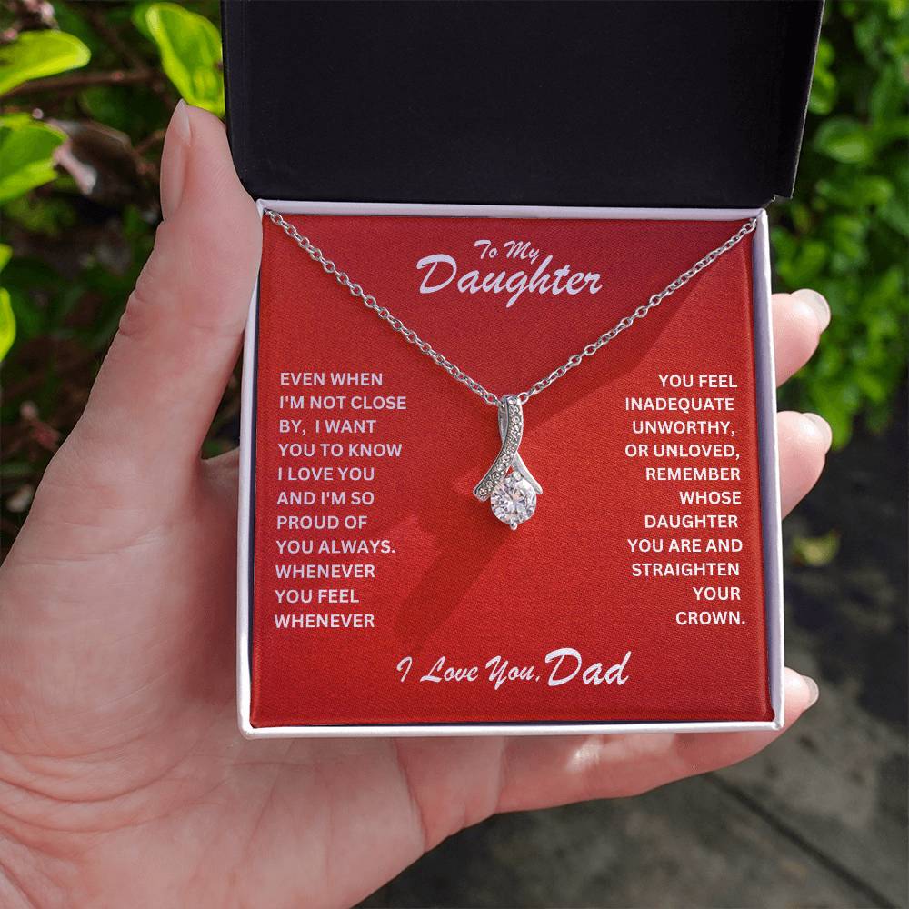 Daughter- Straighten your crown-Alluring Beauty Necklace