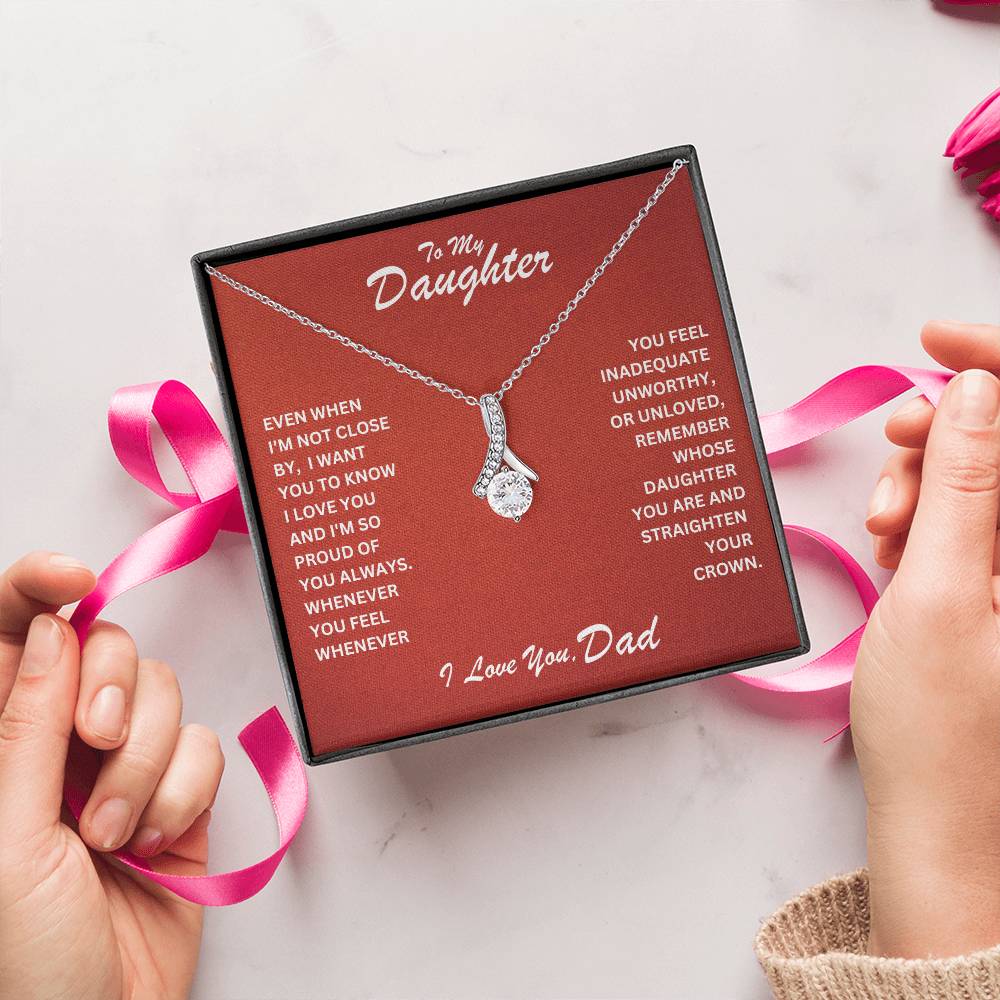 Daughter- Straighten your crown-Alluring Beauty Necklace