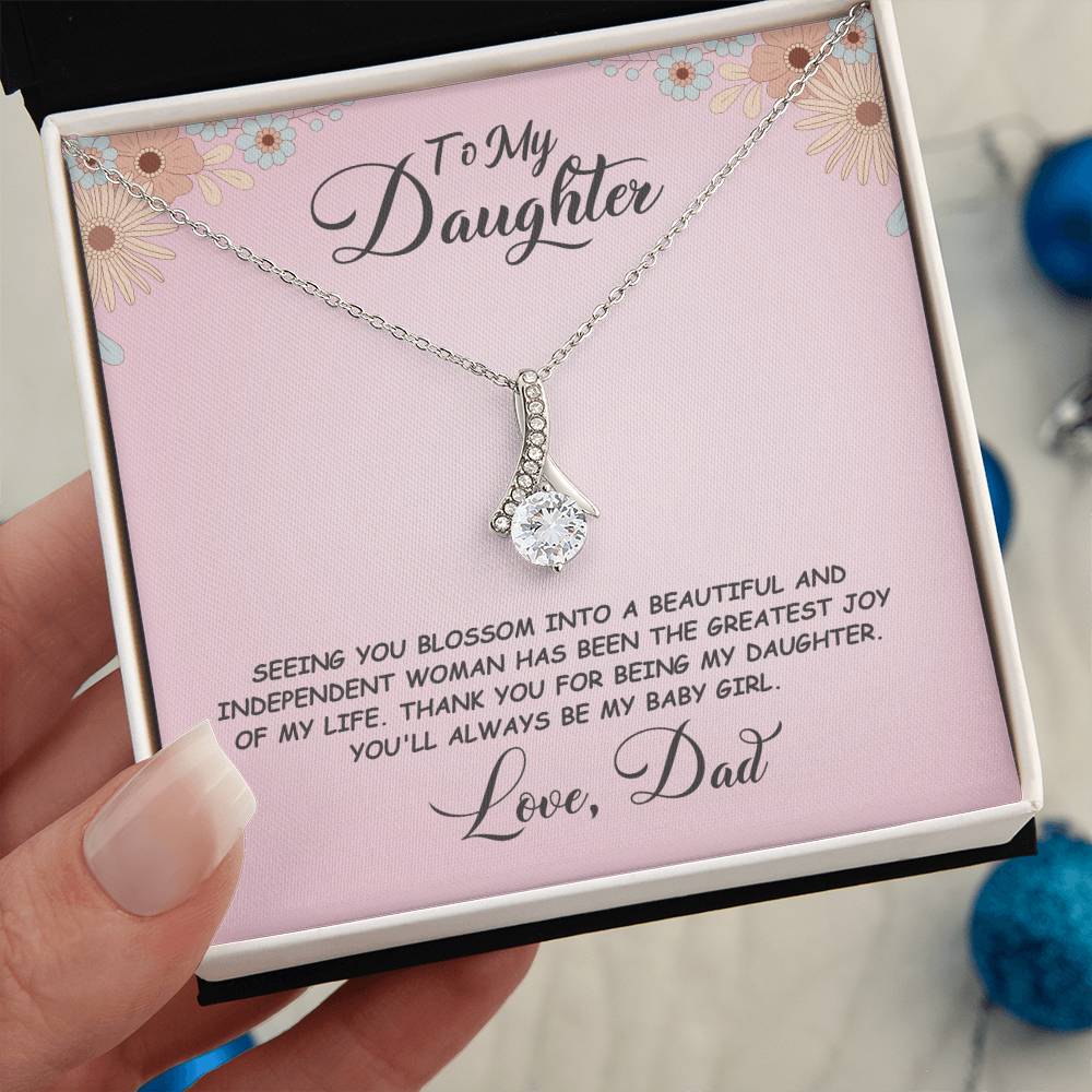 Daughter Blossom into a beautiful woman- Alluring Beauty necklace