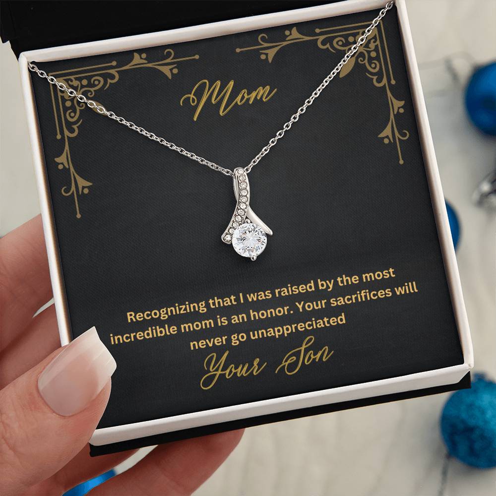 Mom-Most incredible mom-Alluring Beauty necklace