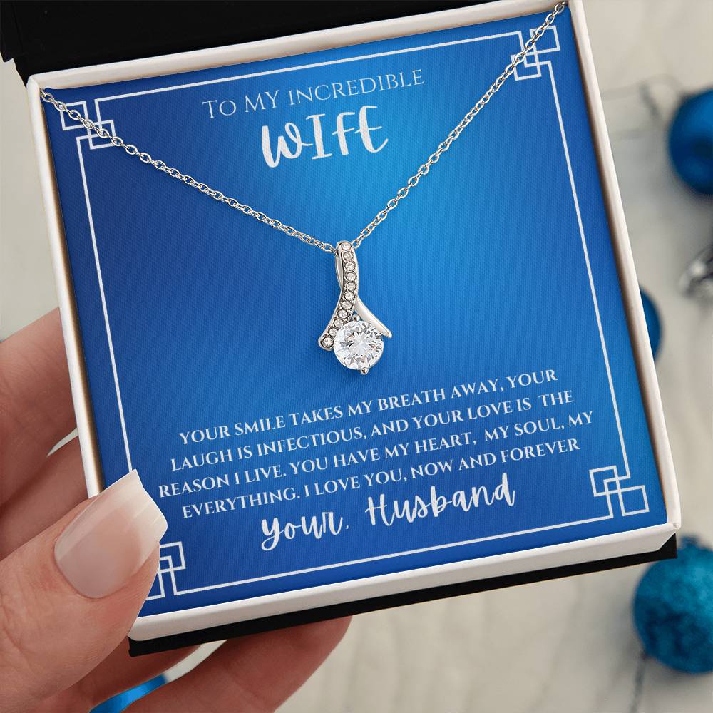 Wife-You have my heart-Alluring Beauty necklace