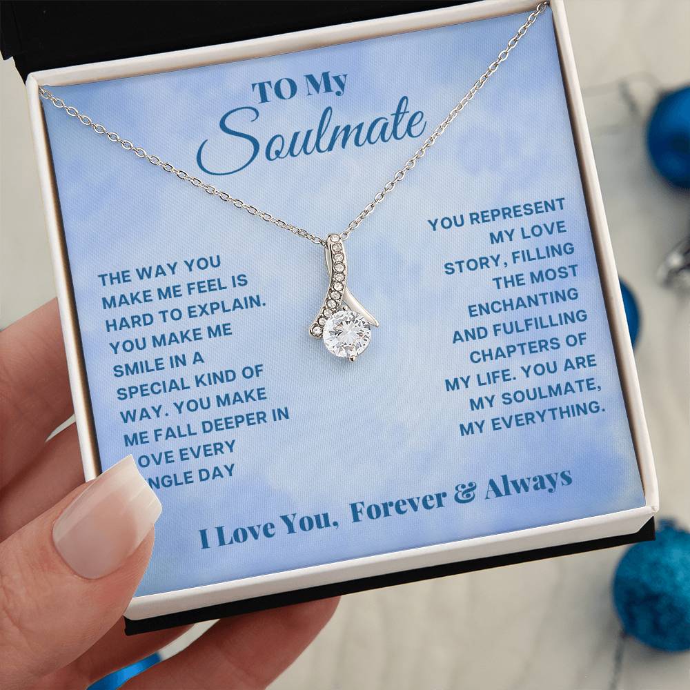 Soulmate-You make me smile-Alluring Beauty necklace