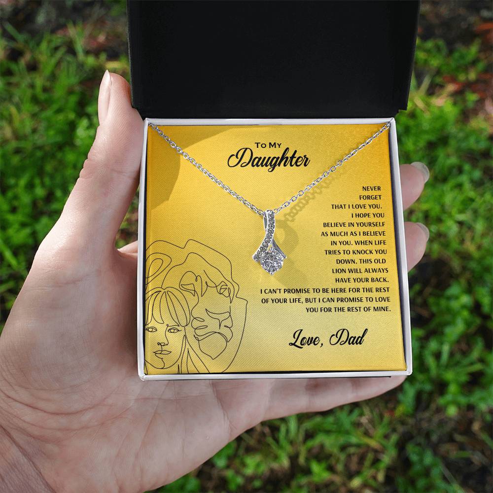 Daughter- Believe in yourself-Alluring Beauty Necklace