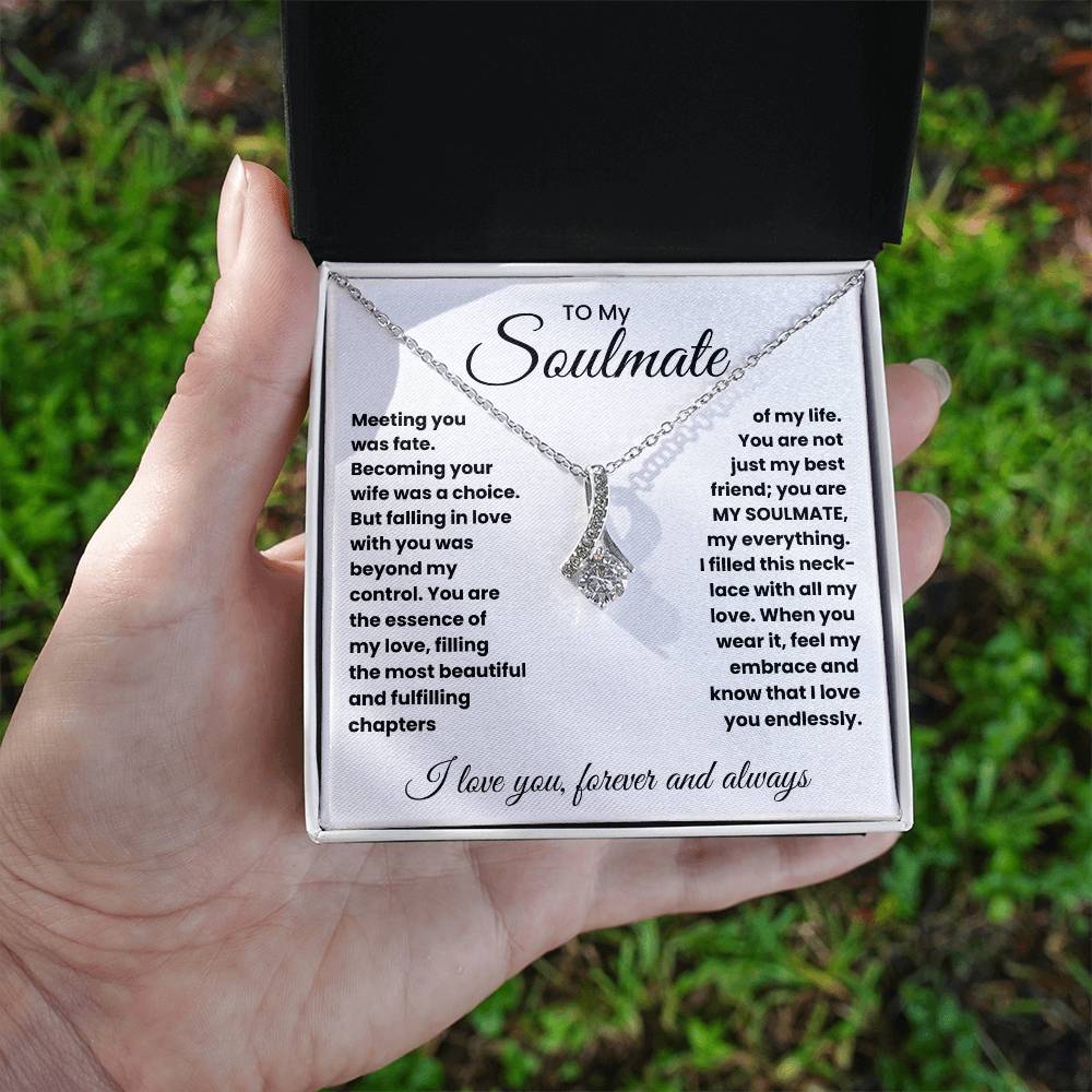 Soulmate-Beyond my control-Alluring Beauty necklace