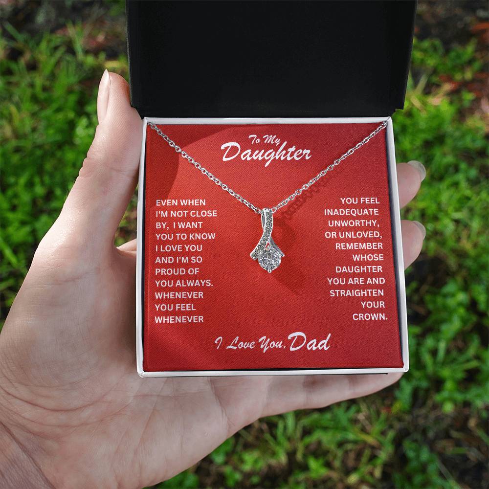 Daughter- Straighten your crown-Alluring Beauty Necklace