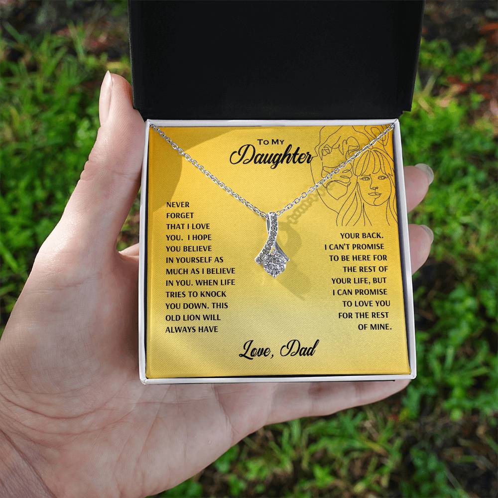 Daughter- Believe in yourself -Alluring Beauty Necklace