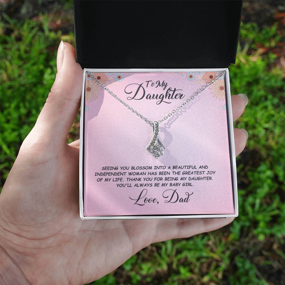 Daughter Blossom into a beautiful woman- Alluring Beauty necklace