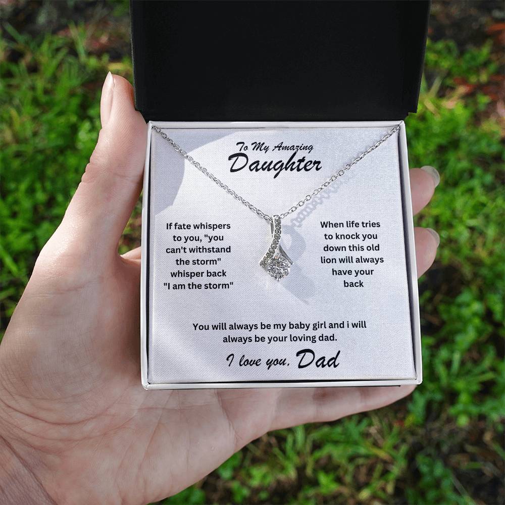 Daughter- I am the storm -Alluring Beauty Necklace