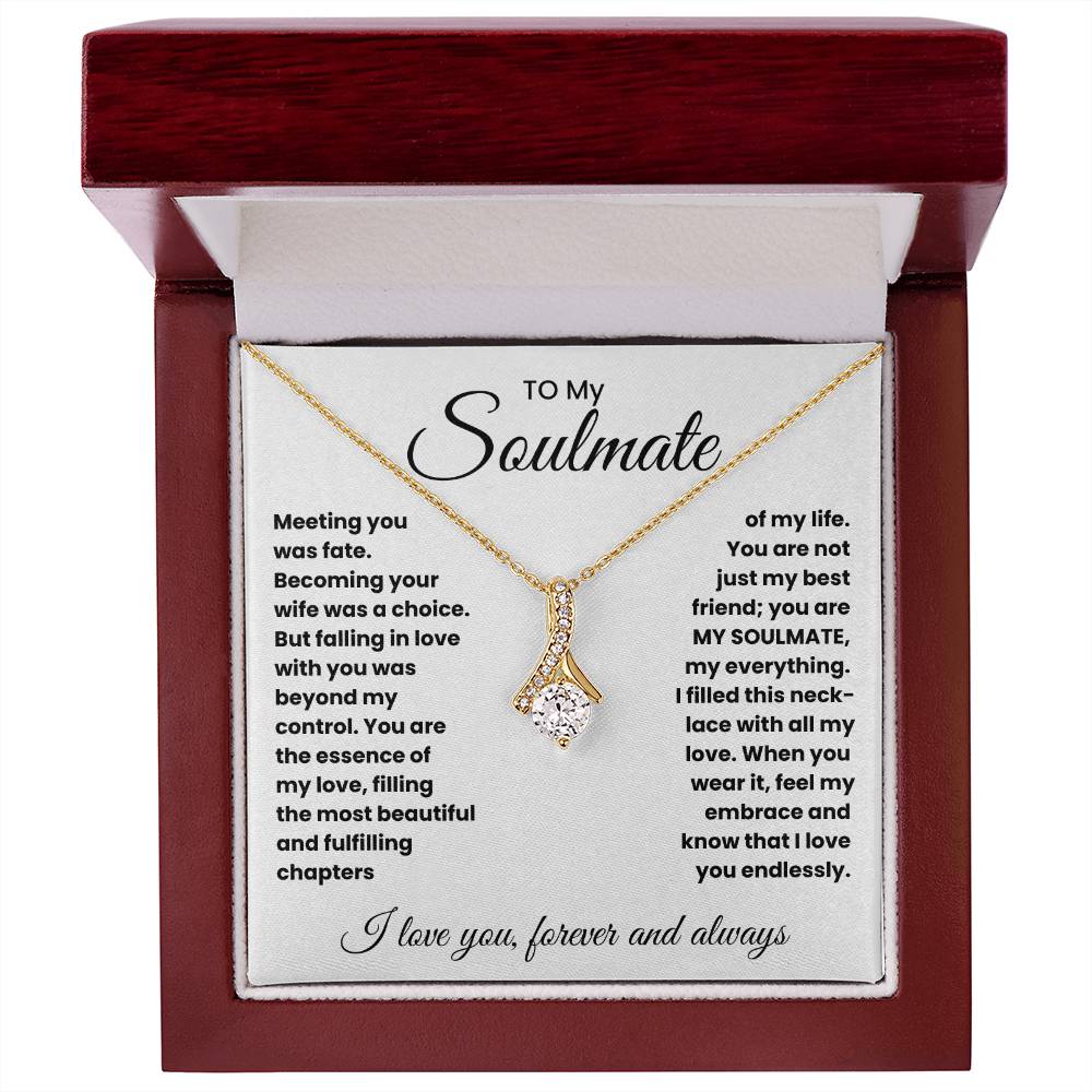 Soulmate-Beyond my control-Alluring Beauty necklace