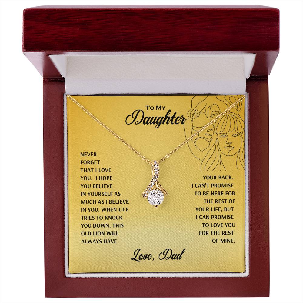 Daughter- Believe in yourself -Alluring Beauty Necklace