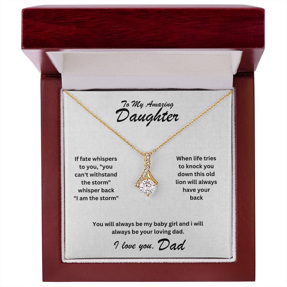 Daughter- I am the storm -Alluring Beauty Necklace