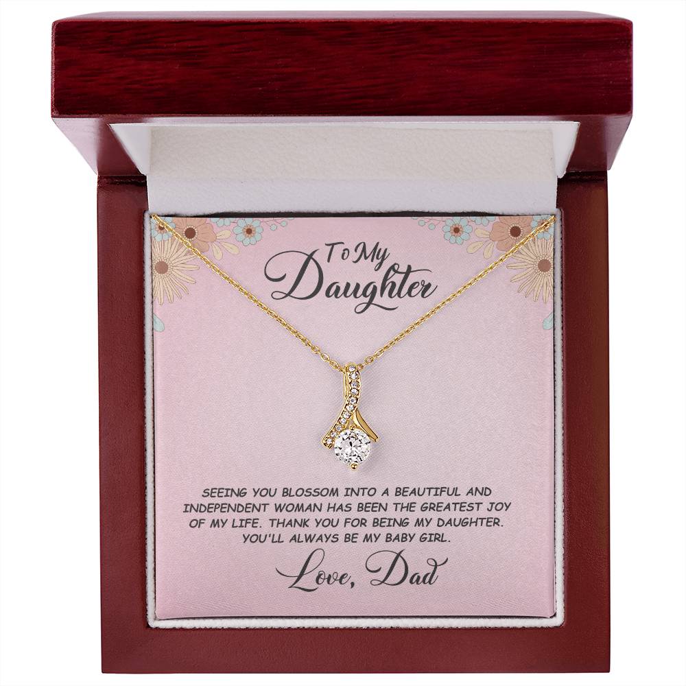 Daughter Blossom into a beautiful woman- Alluring Beauty necklace