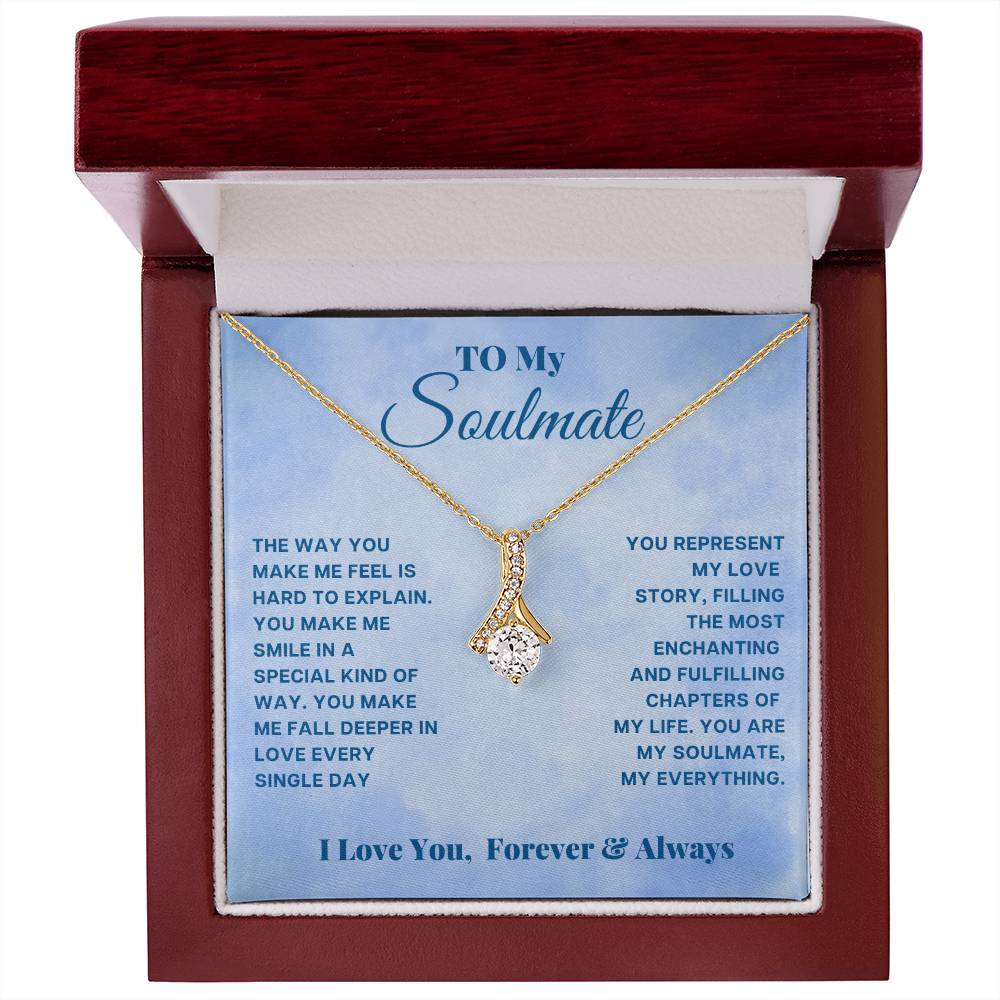 Soulmate-You make me smile-Alluring Beauty necklace