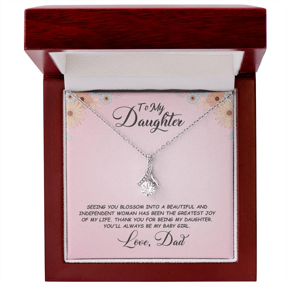 Daughter Blossom into a beautiful woman- Alluring Beauty necklace