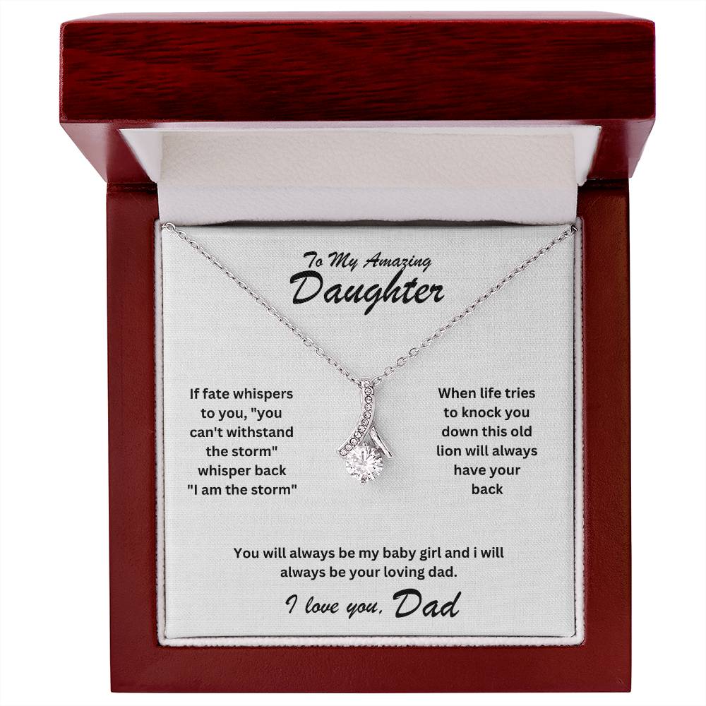 Daughter- I am the storm -Alluring Beauty Necklace