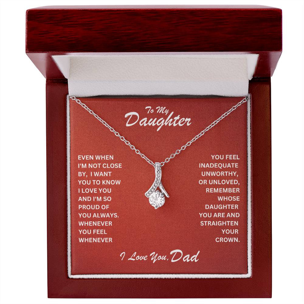 Daughter- Straighten your crown-Alluring Beauty Necklace