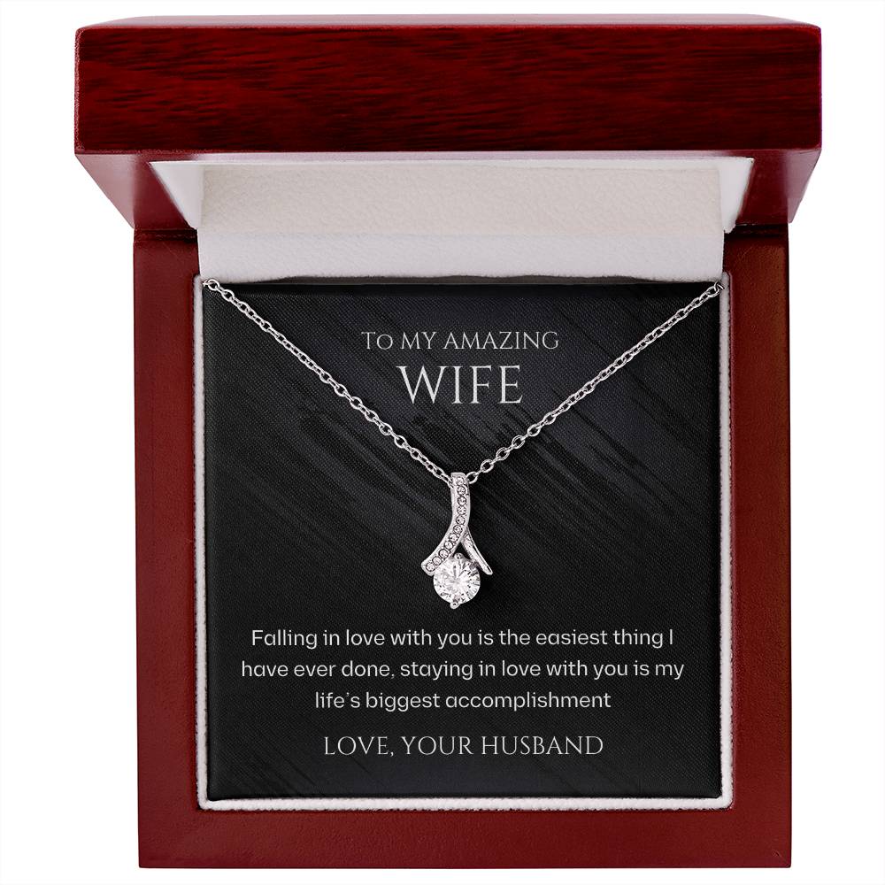 Wife-My biggest accomplishment-Alluring Beauty necklace