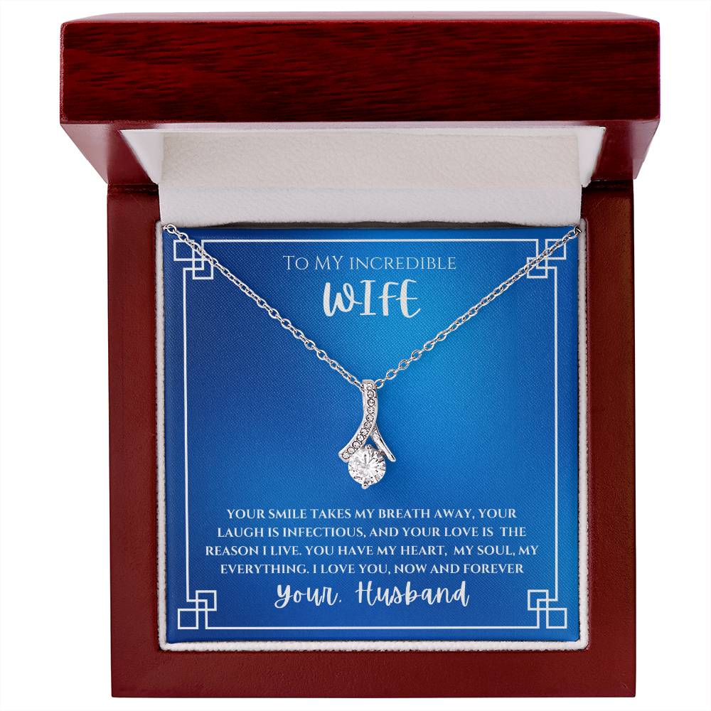 Wife-You have my heart-Alluring Beauty necklace