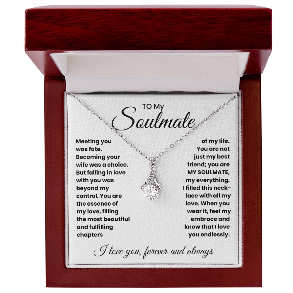 Soulmate-Beyond my control-Alluring Beauty necklace