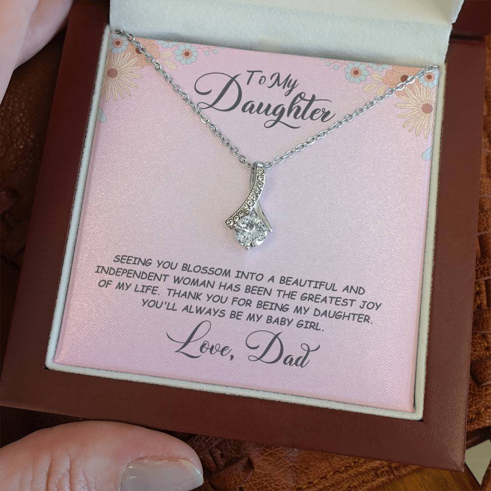 Daughter Blossom into a beautiful woman- Alluring Beauty necklace