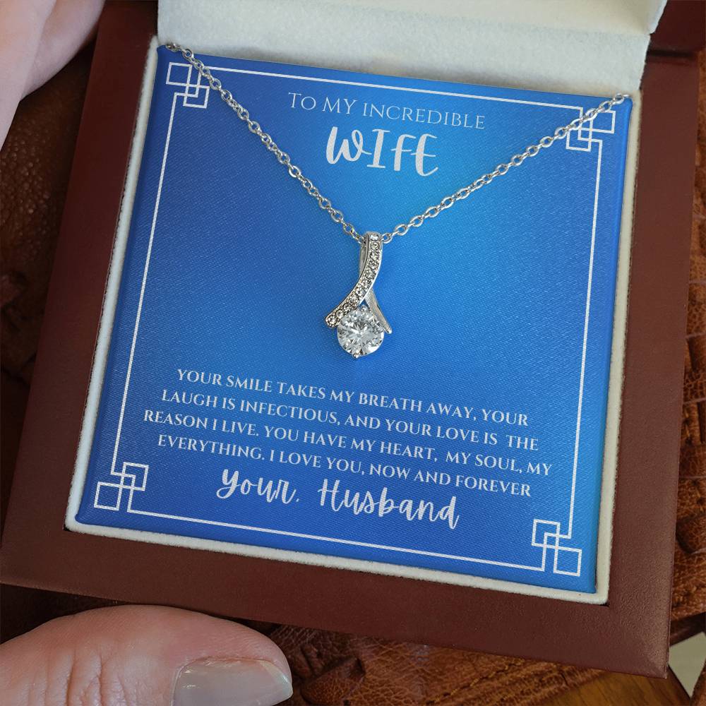 Wife-You have my heart-Alluring Beauty necklace