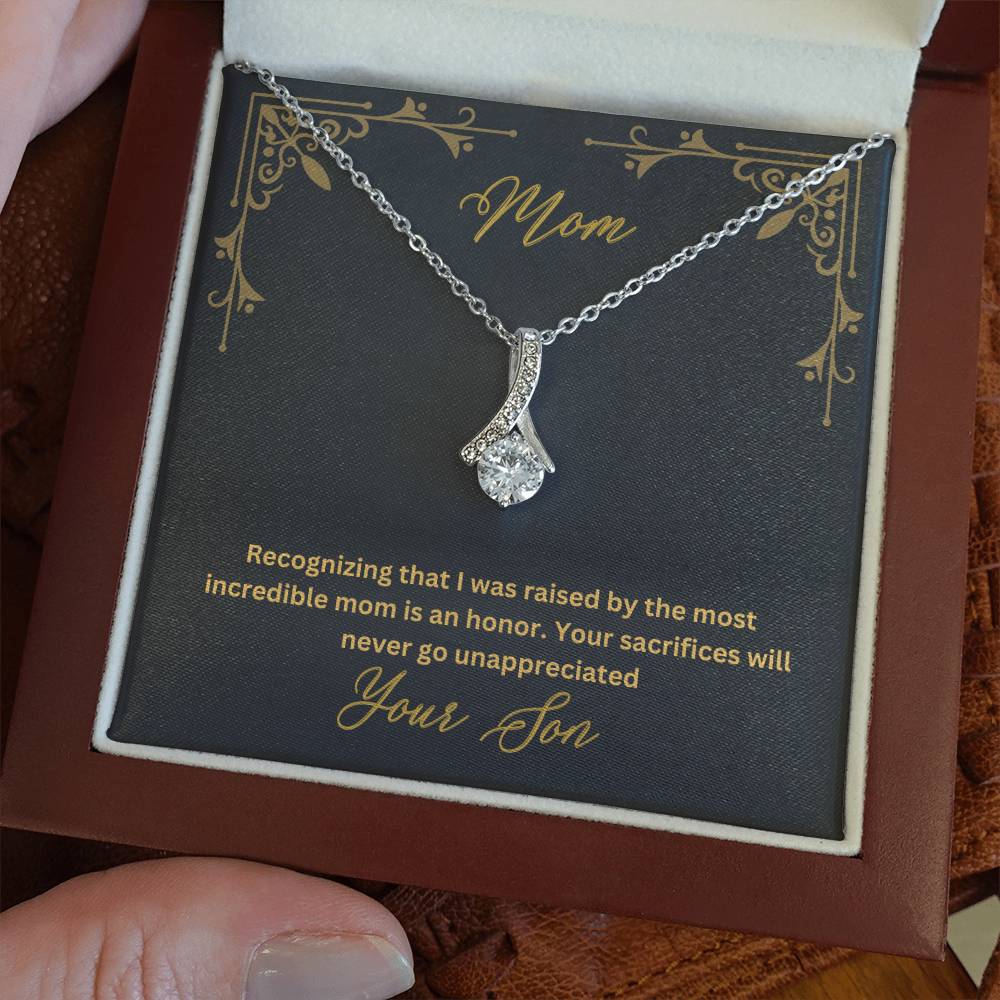 Mom-Most incredible mom-Alluring Beauty necklace