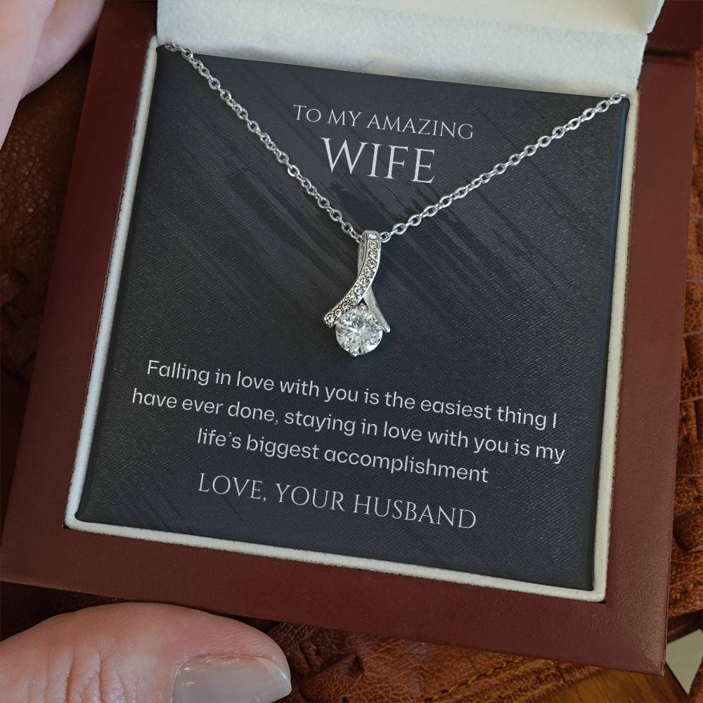 Wife-My biggest accomplishment-Alluring Beauty necklace