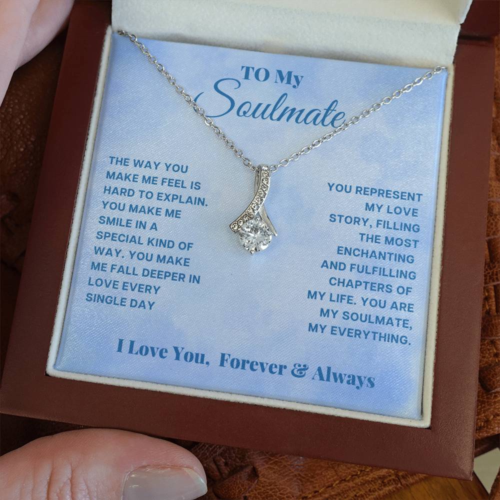 Soulmate-You make me smile-Alluring Beauty necklace