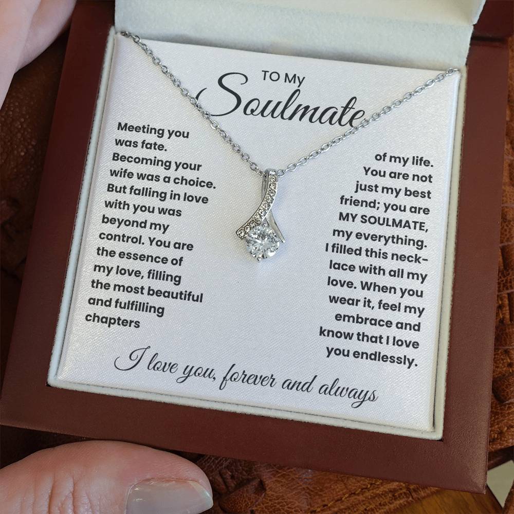 Soulmate-Beyond my control-Alluring Beauty necklace