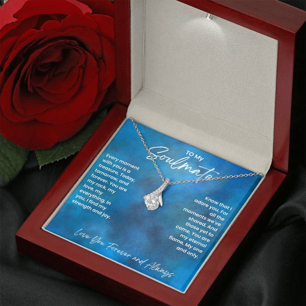 Soulmate-You are my eternal flame-Alluring Beauty necklace