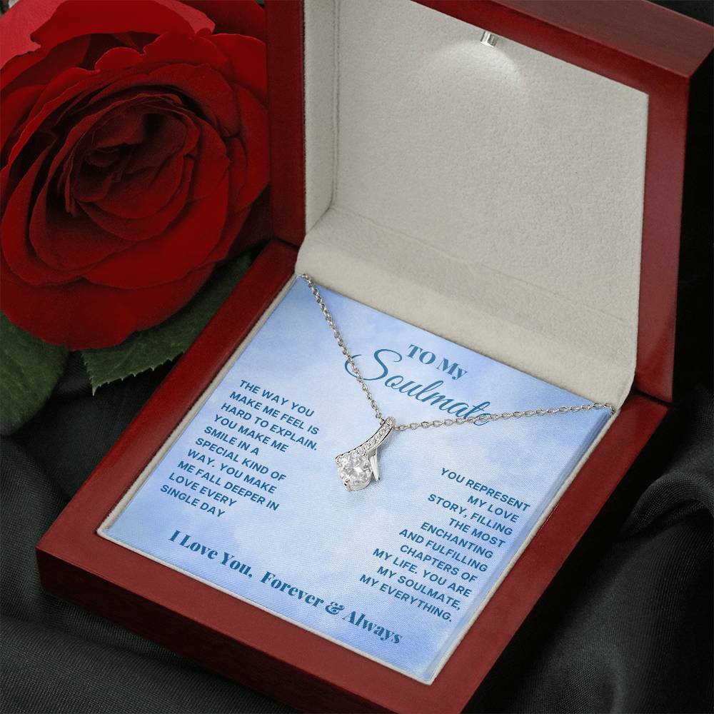 Soulmate-You make me smile-Alluring Beauty necklace