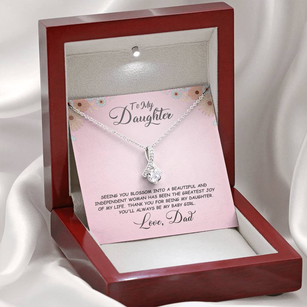 Daughter Blossom into a beautiful woman- Alluring Beauty necklace