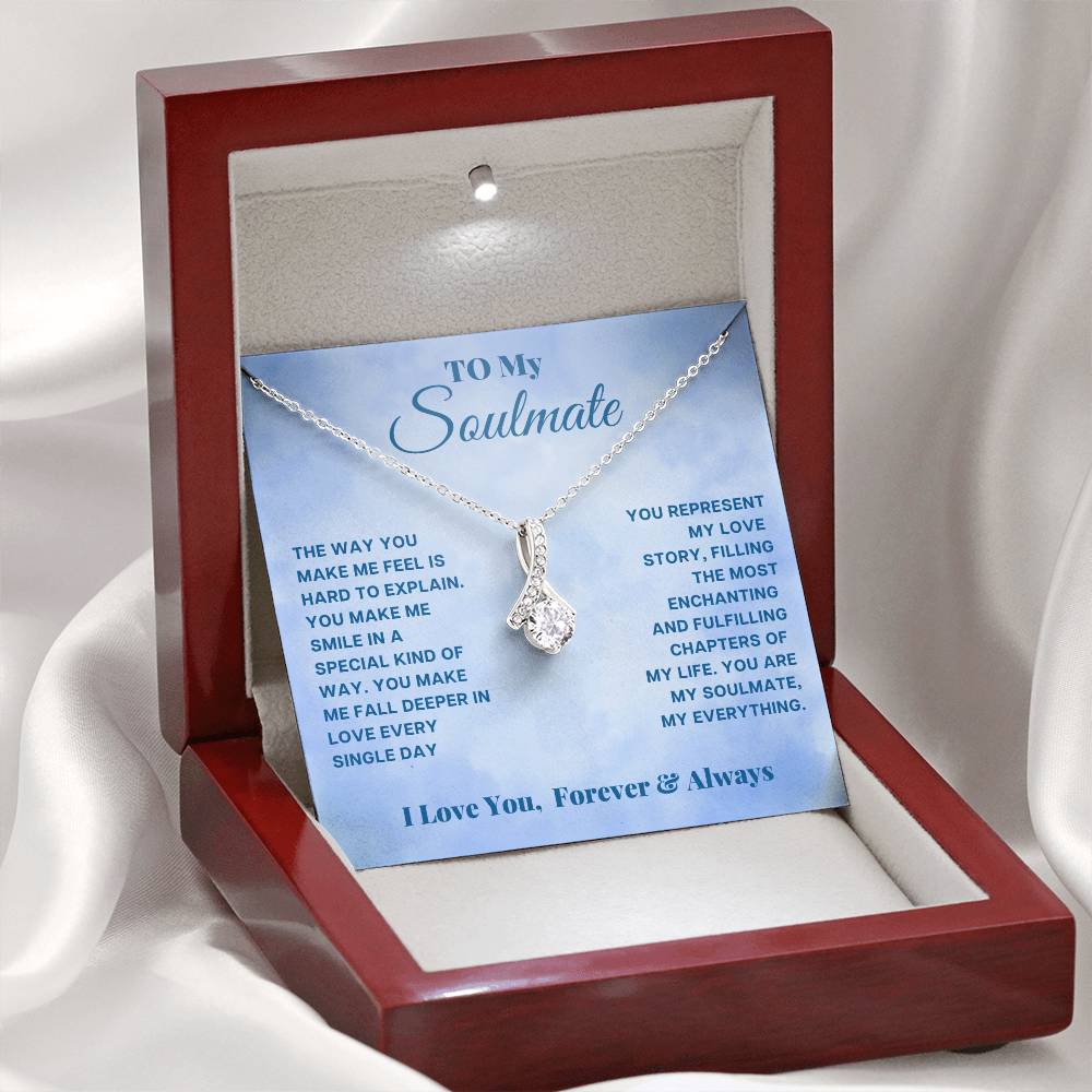 Soulmate-You make me smile-Alluring Beauty necklace