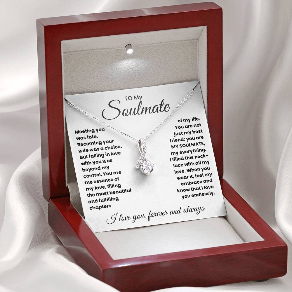 Soulmate-Beyond my control-Alluring Beauty necklace