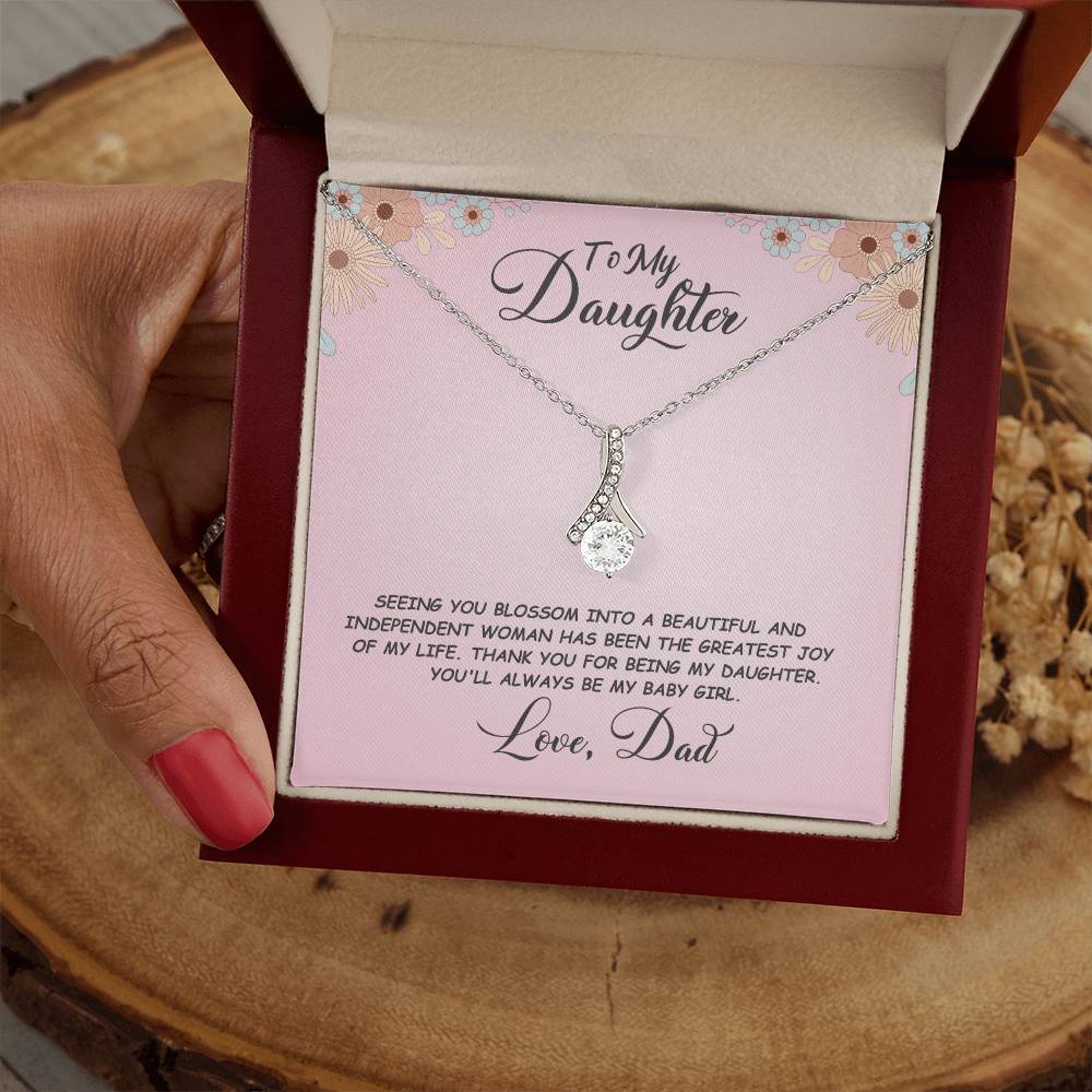 Daughter Blossom into a beautiful woman- Alluring Beauty necklace