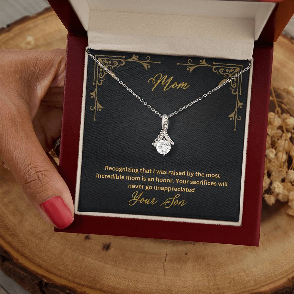 Mom-Most incredible mom-Alluring Beauty necklace