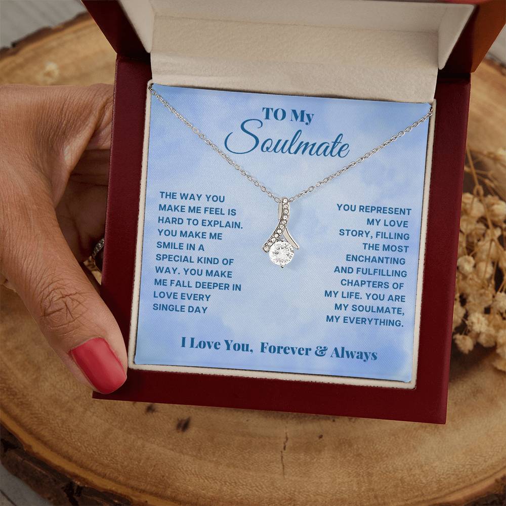 Soulmate-You make me smile-Alluring Beauty necklace