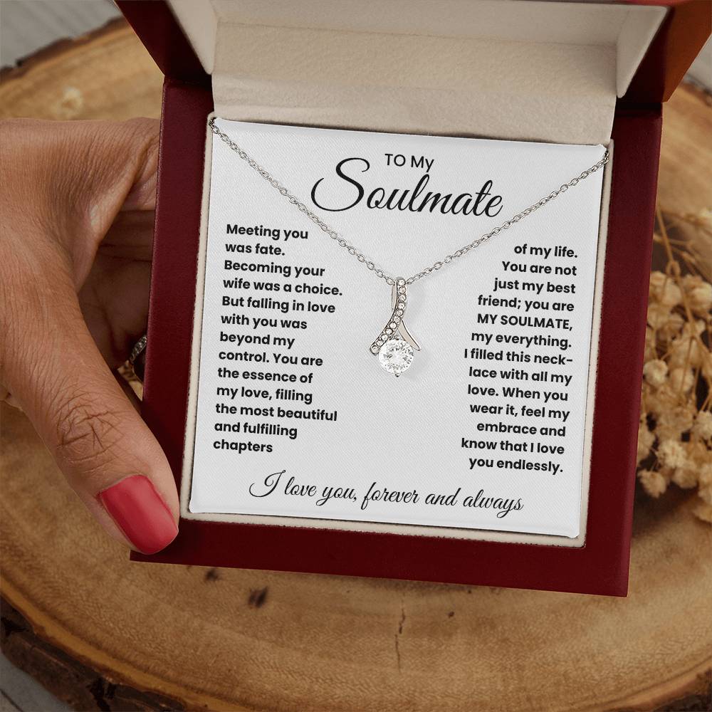 Soulmate-Beyond my control-Alluring Beauty necklace