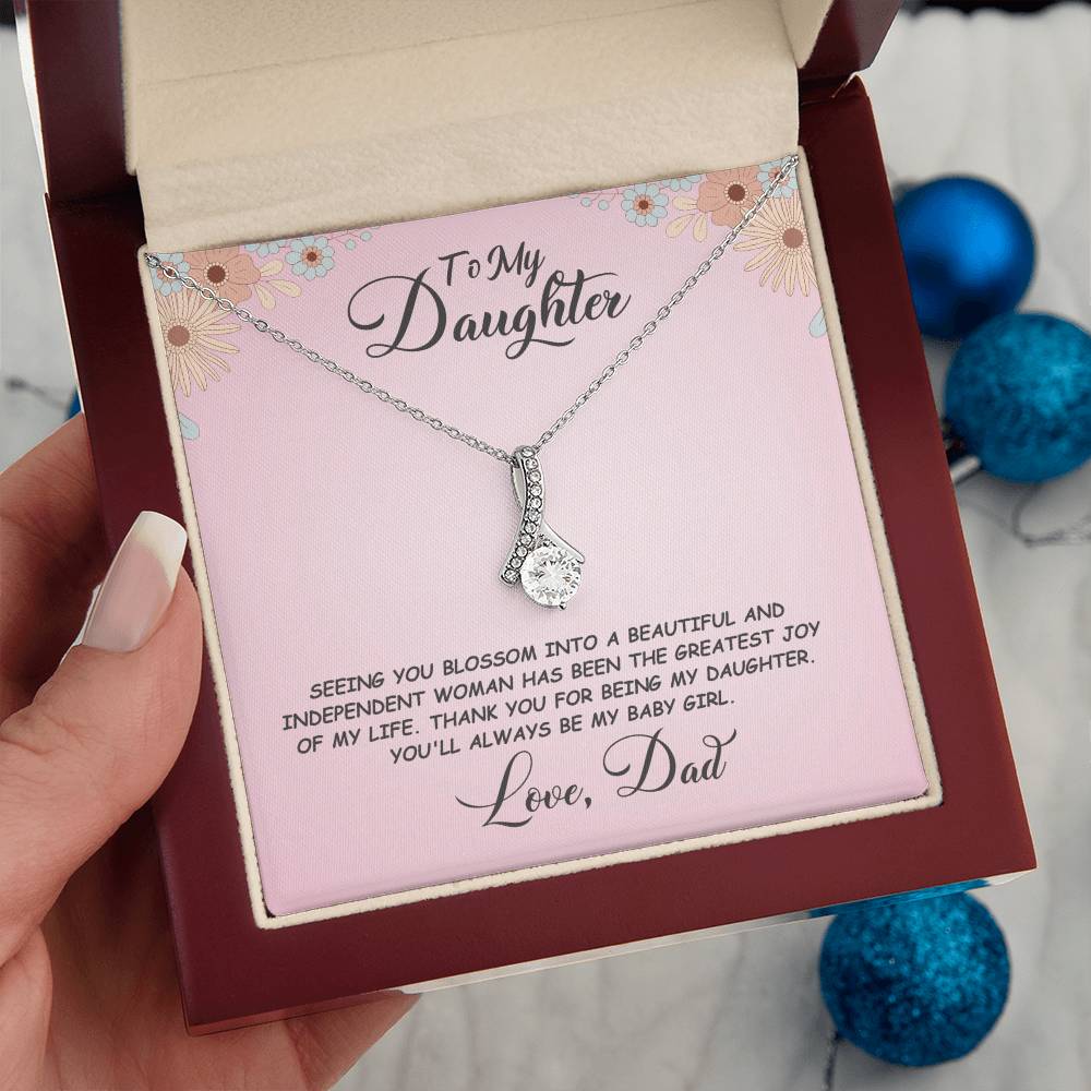 Daughter Blossom into a beautiful woman- Alluring Beauty necklace