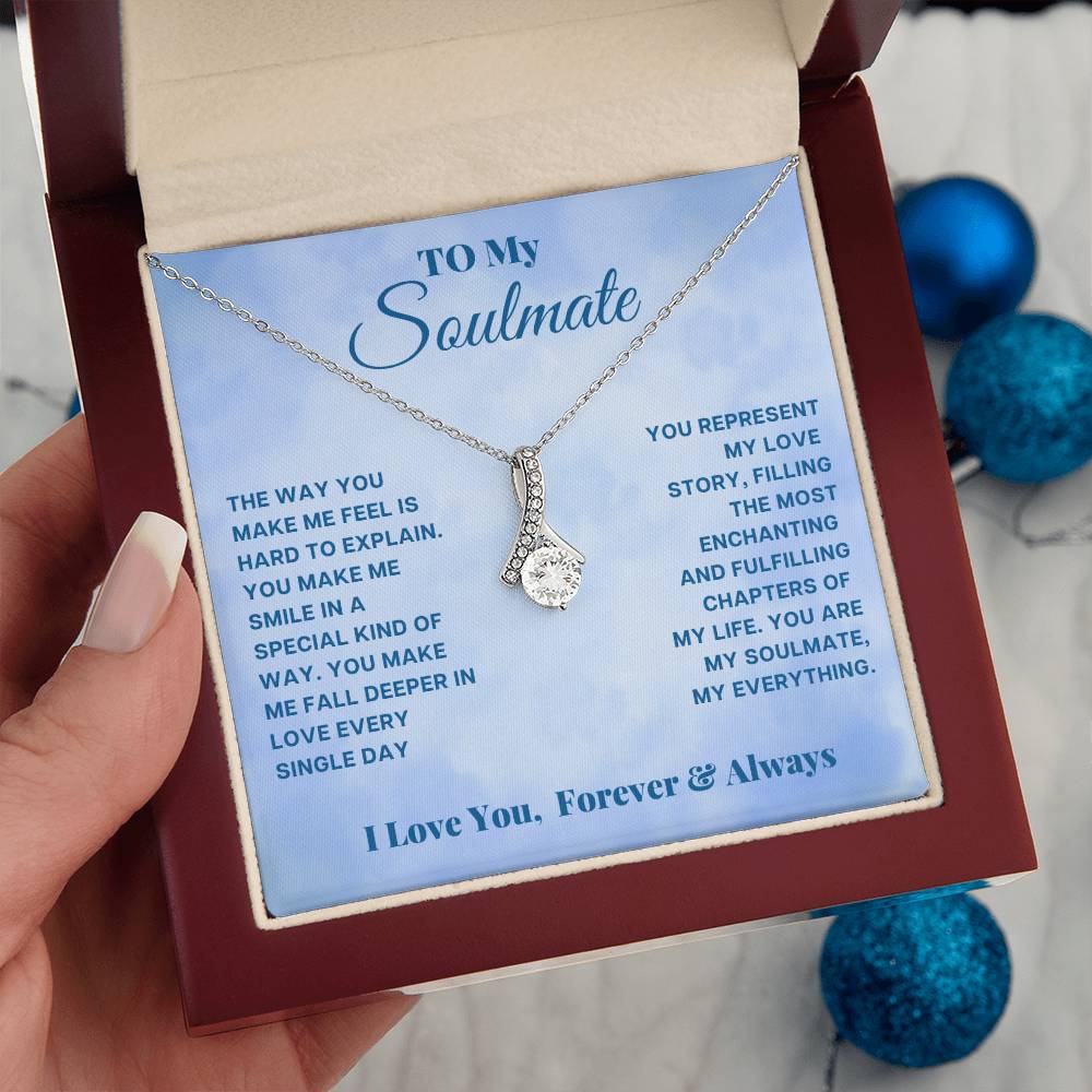 Soulmate-You make me smile-Alluring Beauty necklace