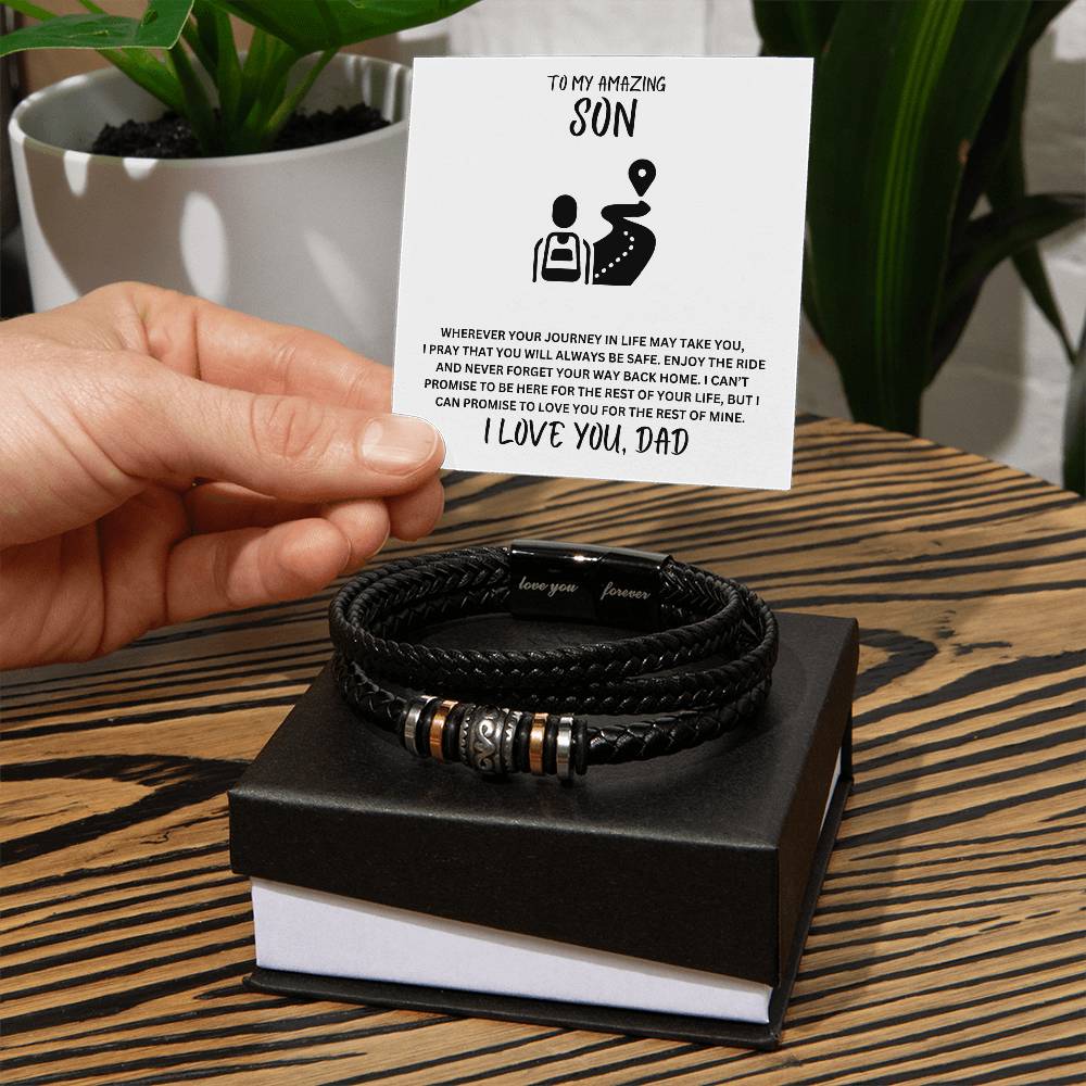 Son- Your way back home	- Men's "Love You Forever" Bracelet