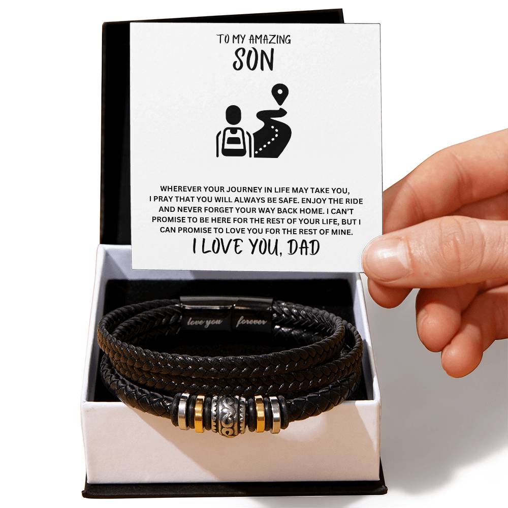 Son- Your way back home	- Men's "Love You Forever" Bracelet