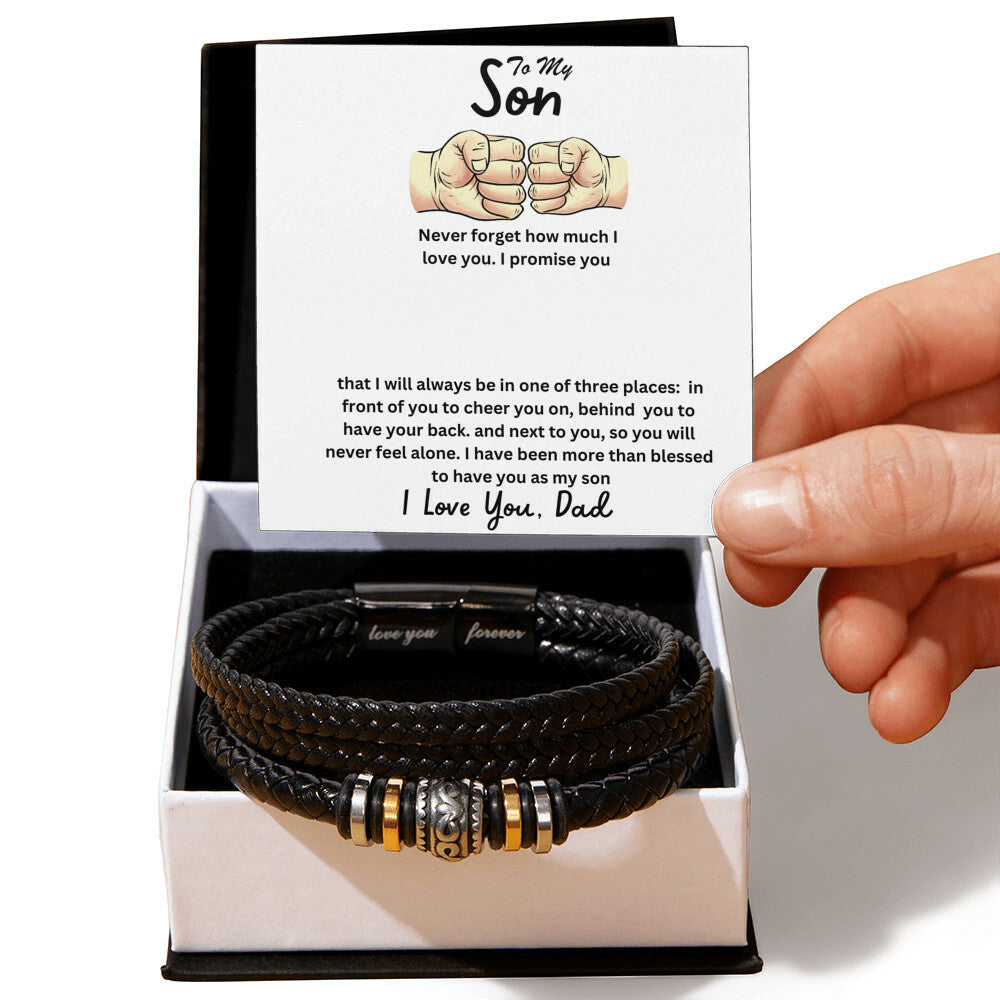 Son- One of three places-Men's "Love You Forever" Bracelet