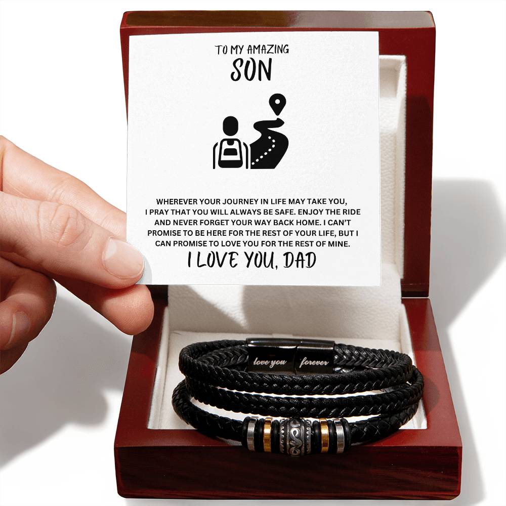 Son- Your way back home	- Men's "Love You Forever" Bracelet