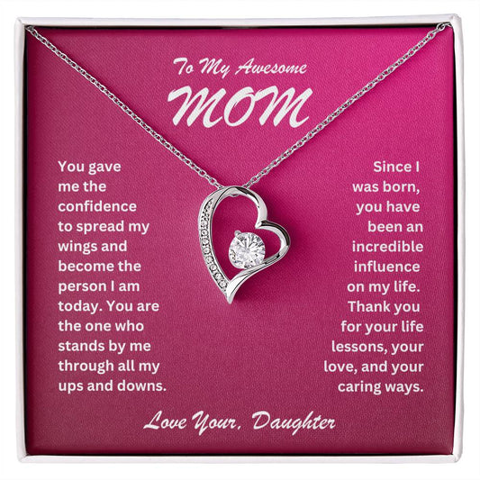 Mom- Spread my wings-Forever Love Necklace